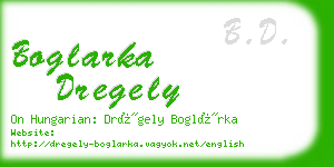 boglarka dregely business card